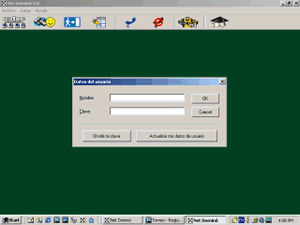 [ Ventana de conexion a Net Domino ]